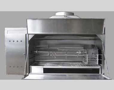 Stainless steel spitbraai